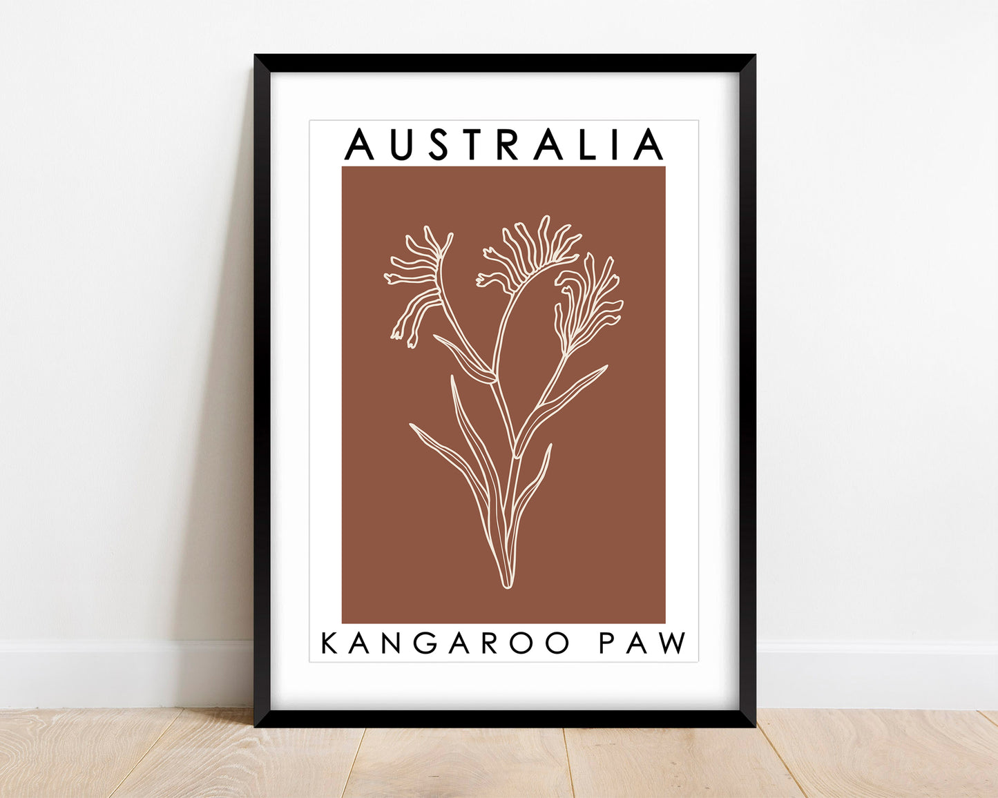 Australia Poster - Kangaroo Paw
