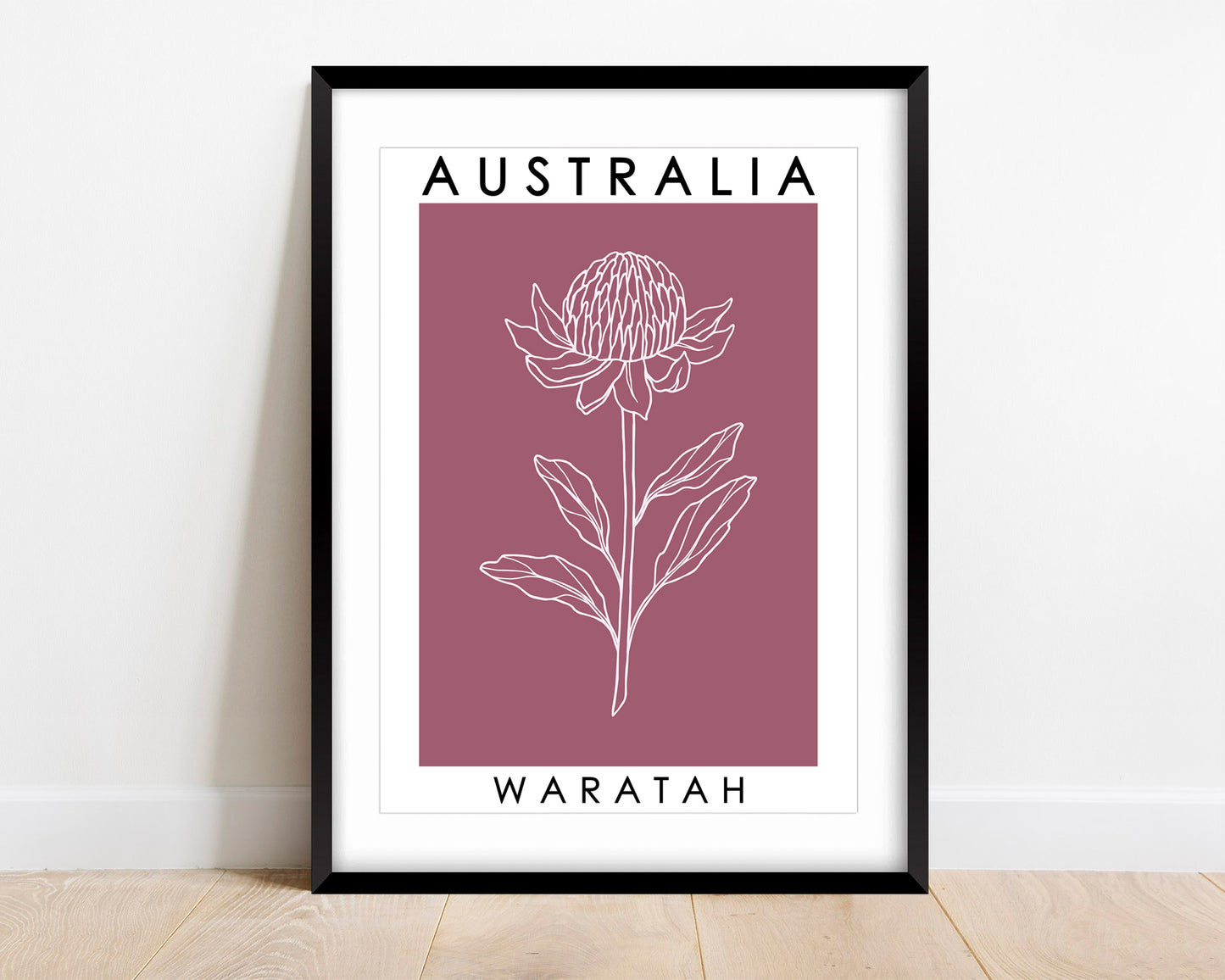 Australia Poster - Waratah